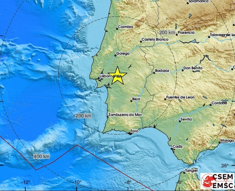 terremoto portogallo