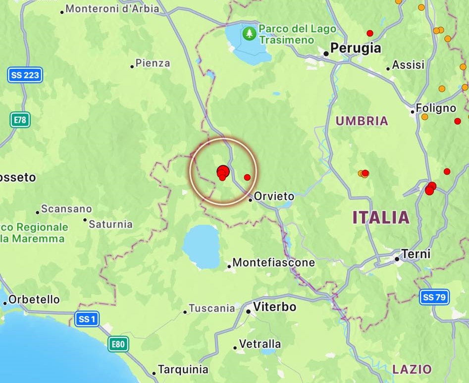 terremoto allerona umbria