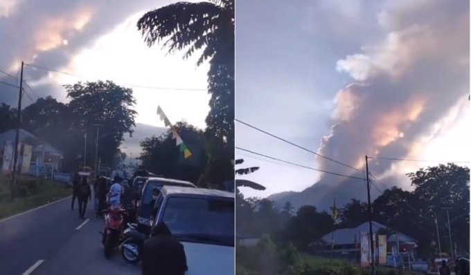 Indonesia eruzione vulcano isola Flores 2mila evacuati