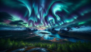 Northern Lights break Earth's magnetic field Geomagnetic Storm Geomagnetic Storms (2)