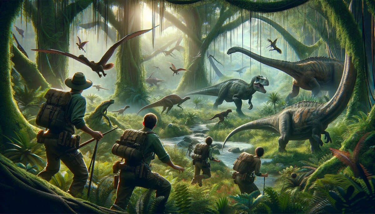 caccia dinosauri