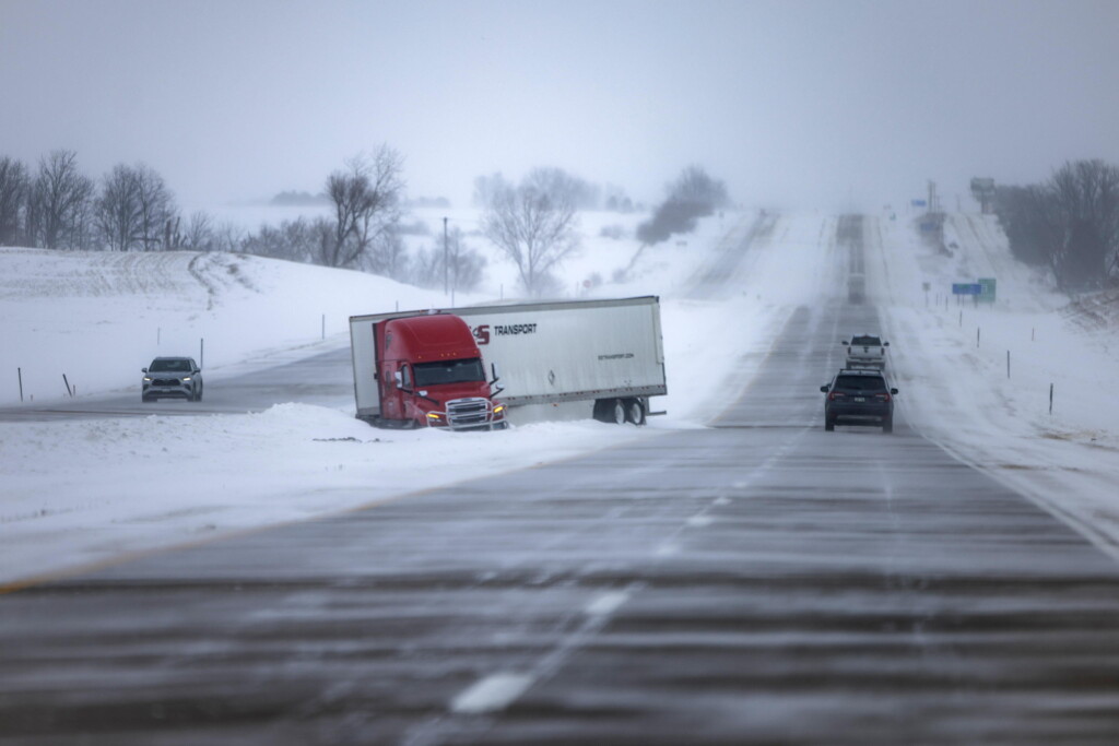 gelo neve iowa usa