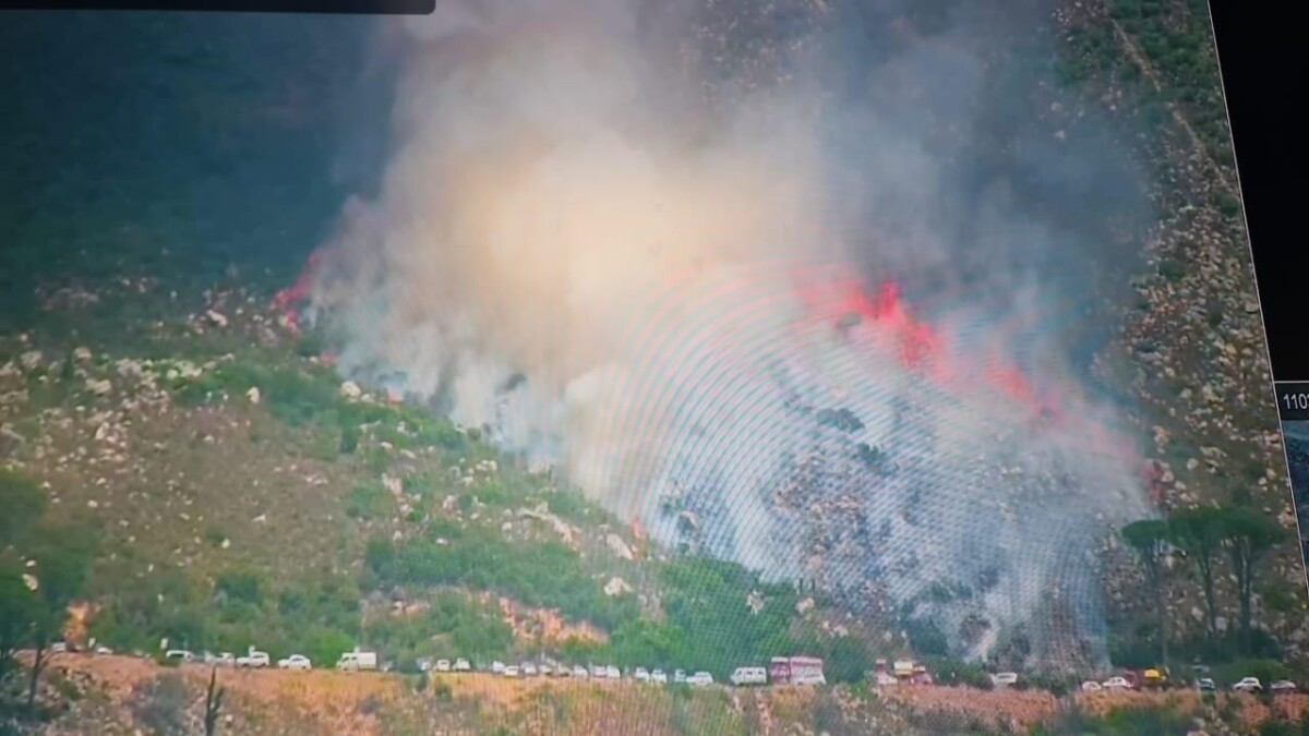 incendi città del capo sudafrica