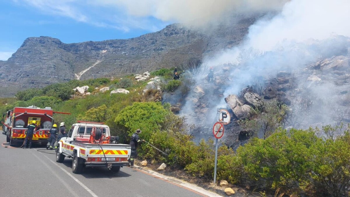 incendi città del capo sudafrica