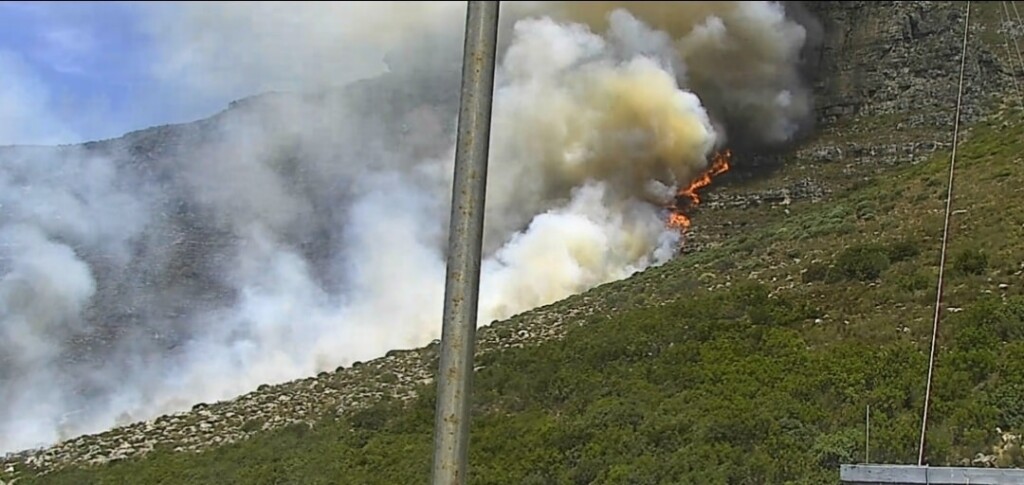 incendi città del capo sudafrica