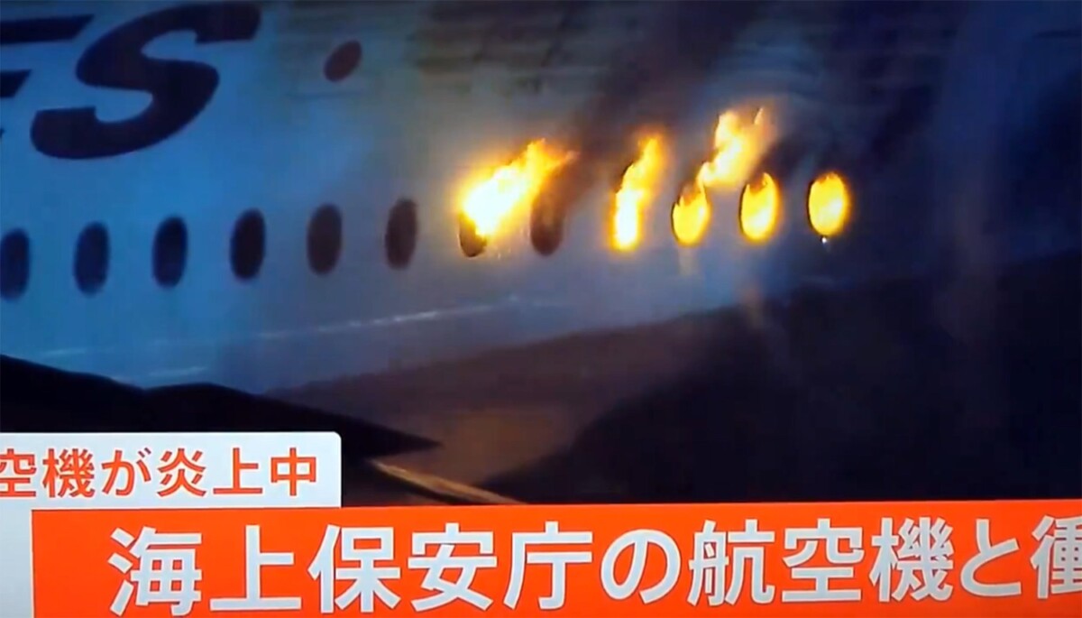incidente aereo tokyo