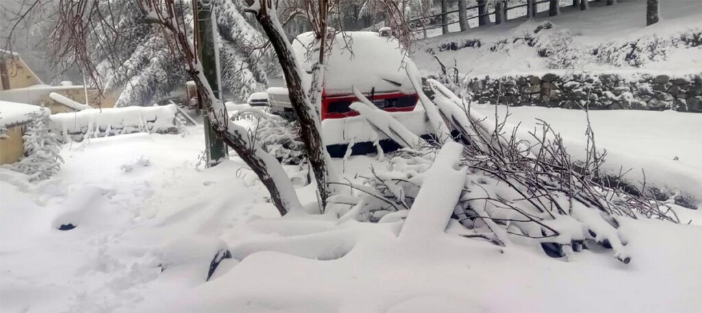 Prima neve sul Gennargentu