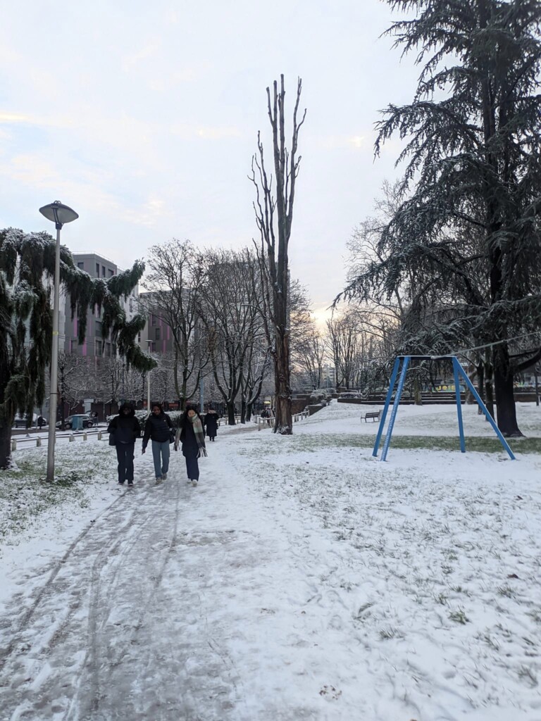 neve parigi francia