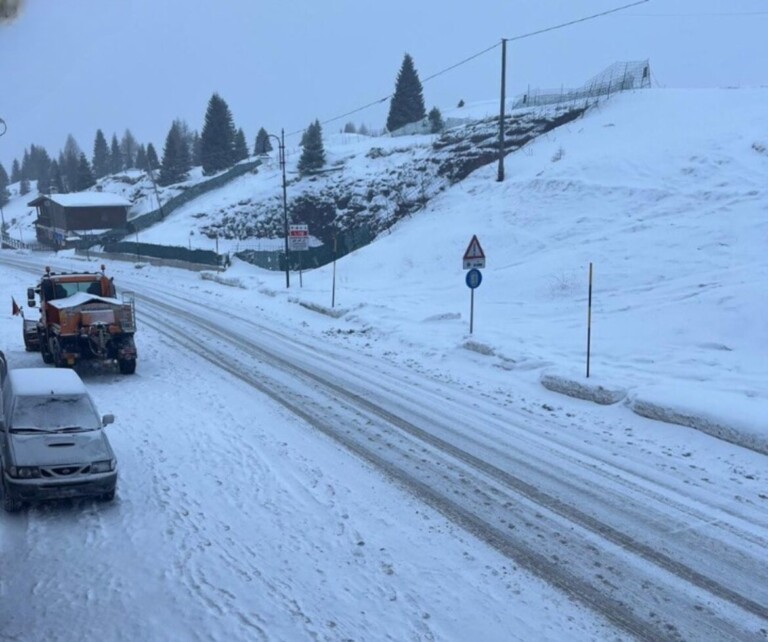 neve passo rolle trentino