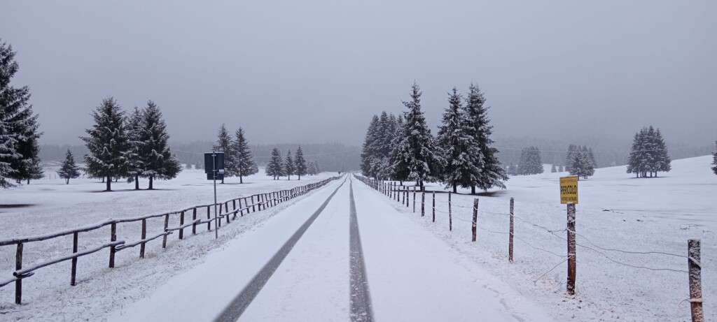 neve pian del cansiglio veneto