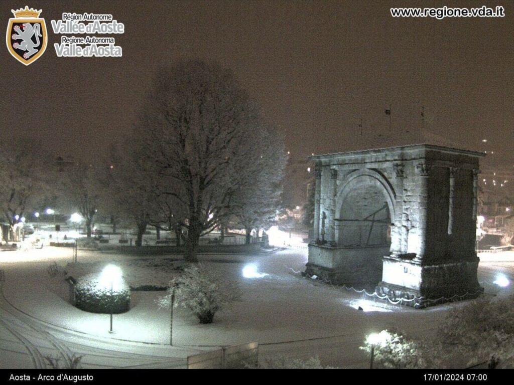 neve valle d'aosta cervinia