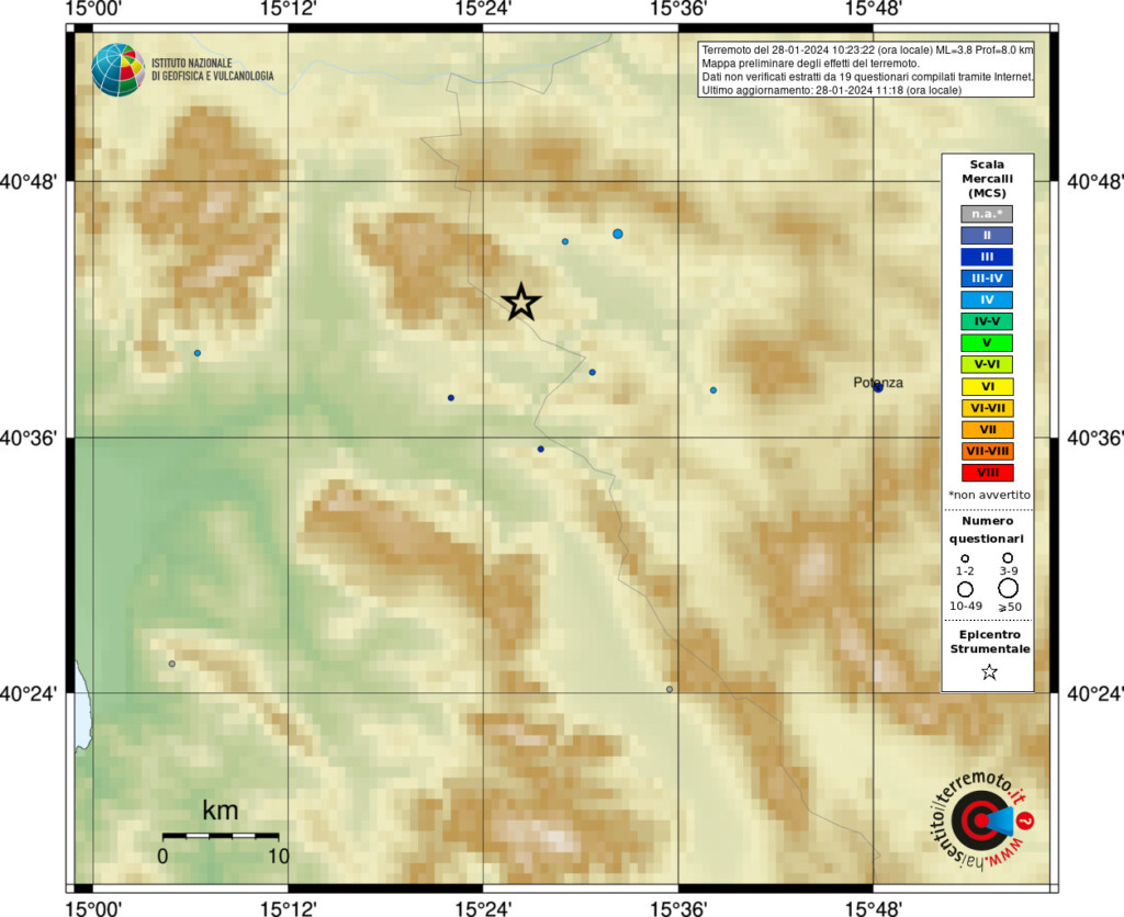 terremoto campania basilicata