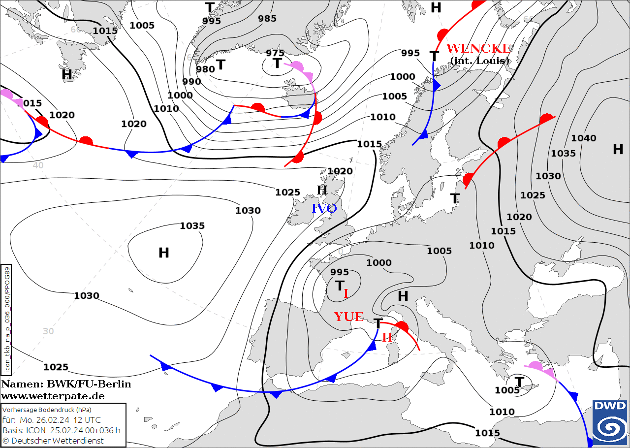 allerta meteo lunedì 26 febbraio