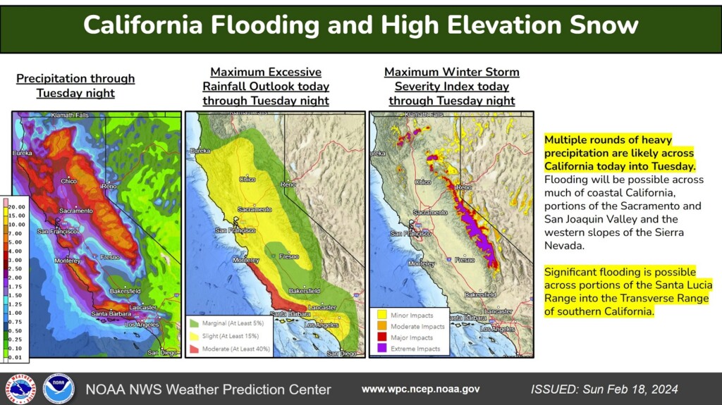 allerta meteo maltempo inondazioni tornado california