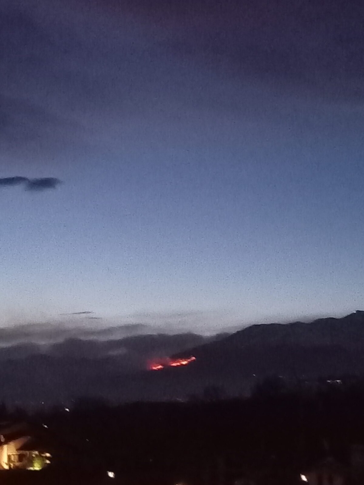 incendio valle elvo piemonte