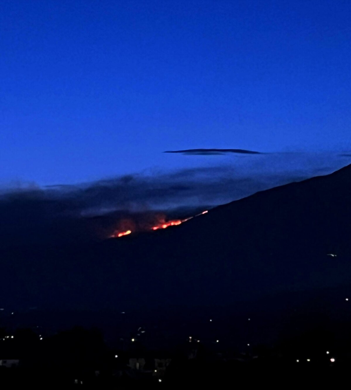 incendio valle elvo piemonte