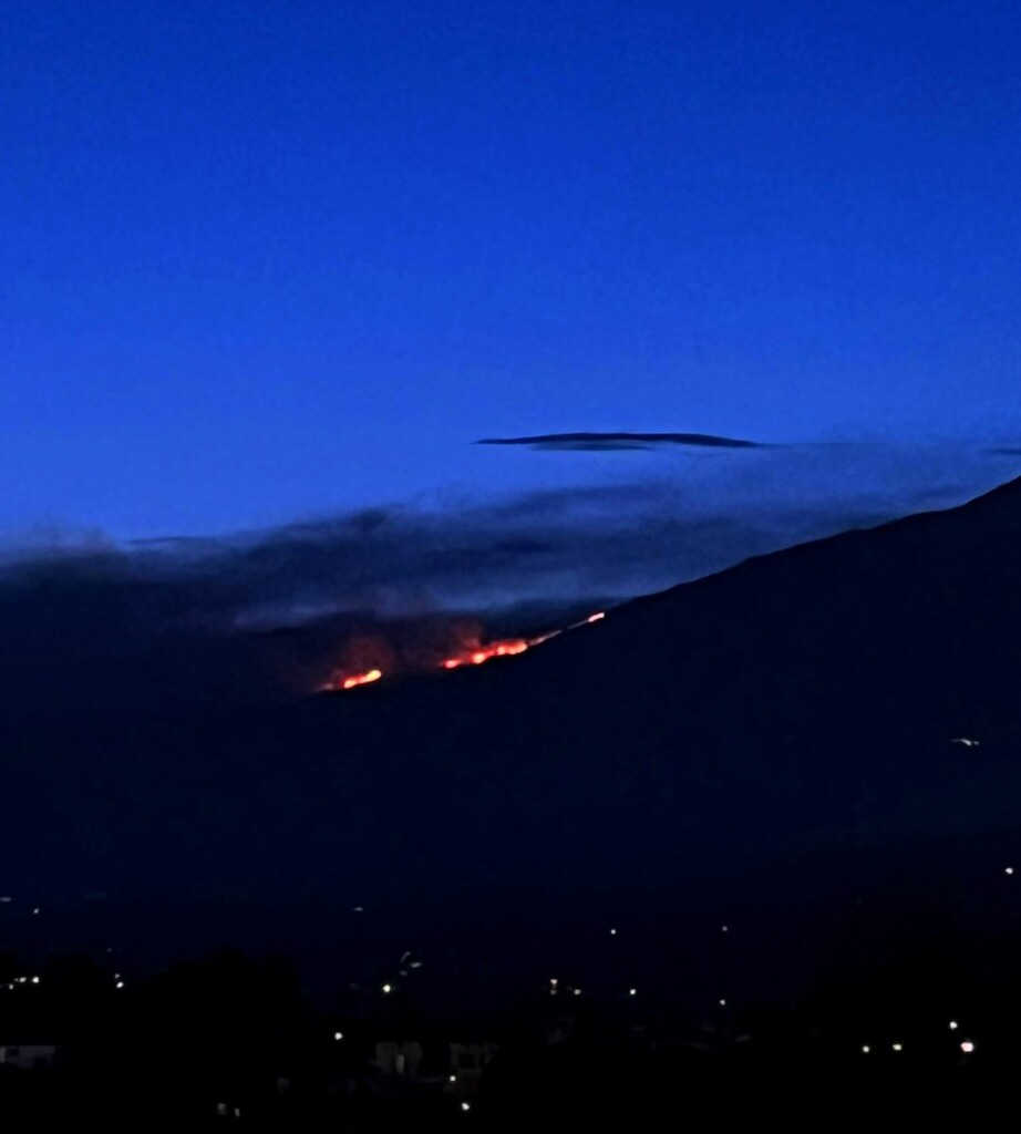 incendio valle elvo piemonte