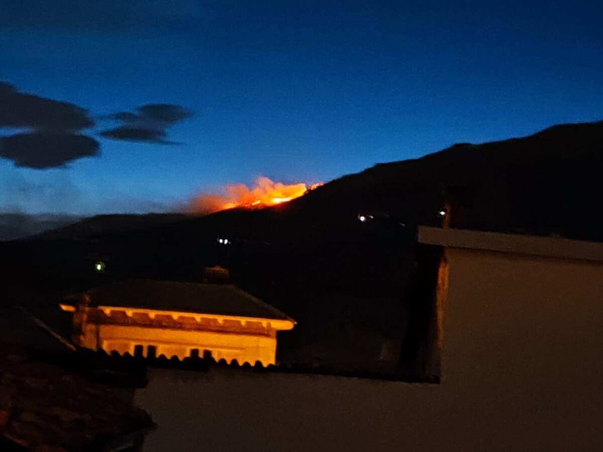 incendio valle elvo piemonte