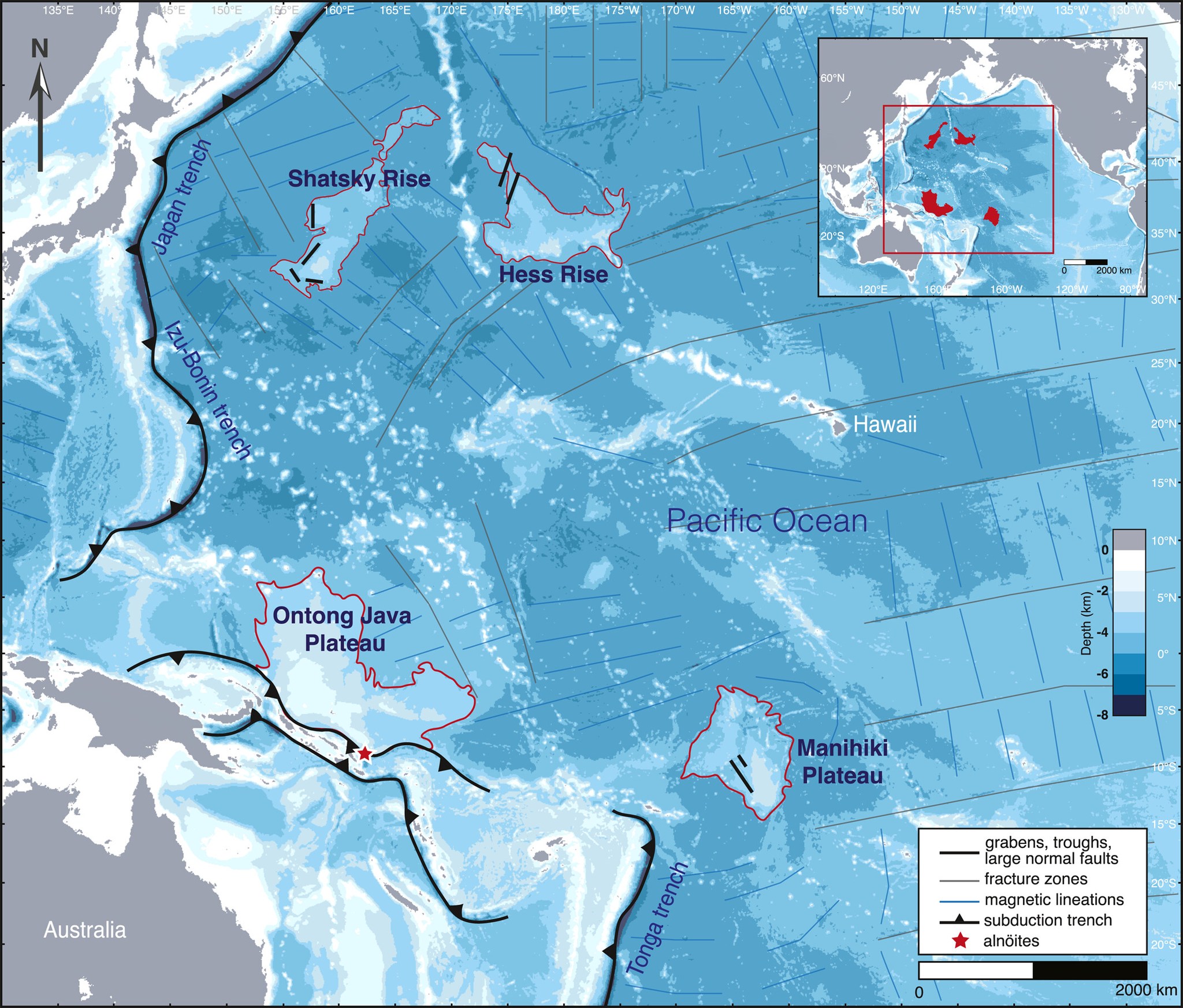 Grandi faglie sottomarine stanno distruggendo la placca del Pacifico ...