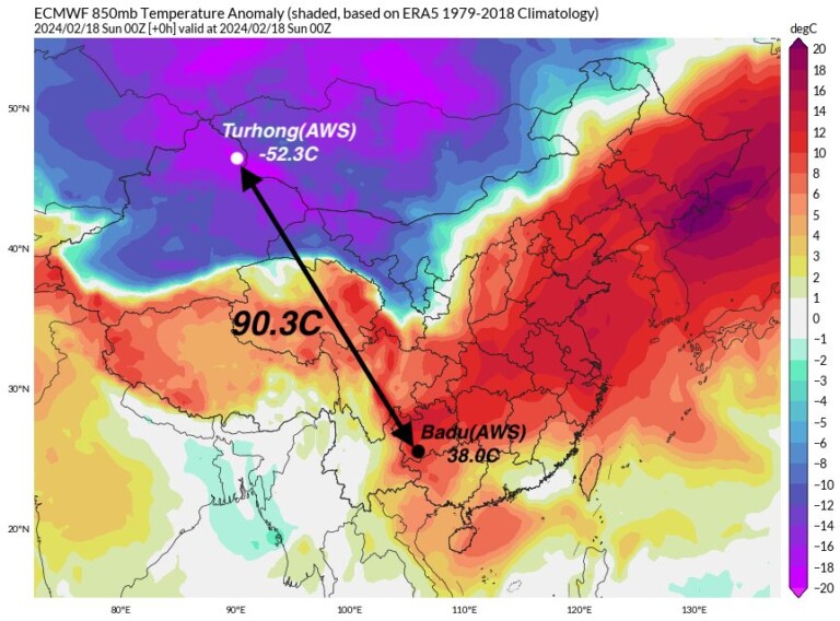 temperature cina 18 febbraio 2024