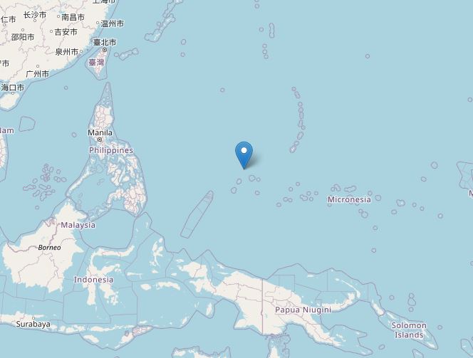 terremoto micronesia Isole Caroline