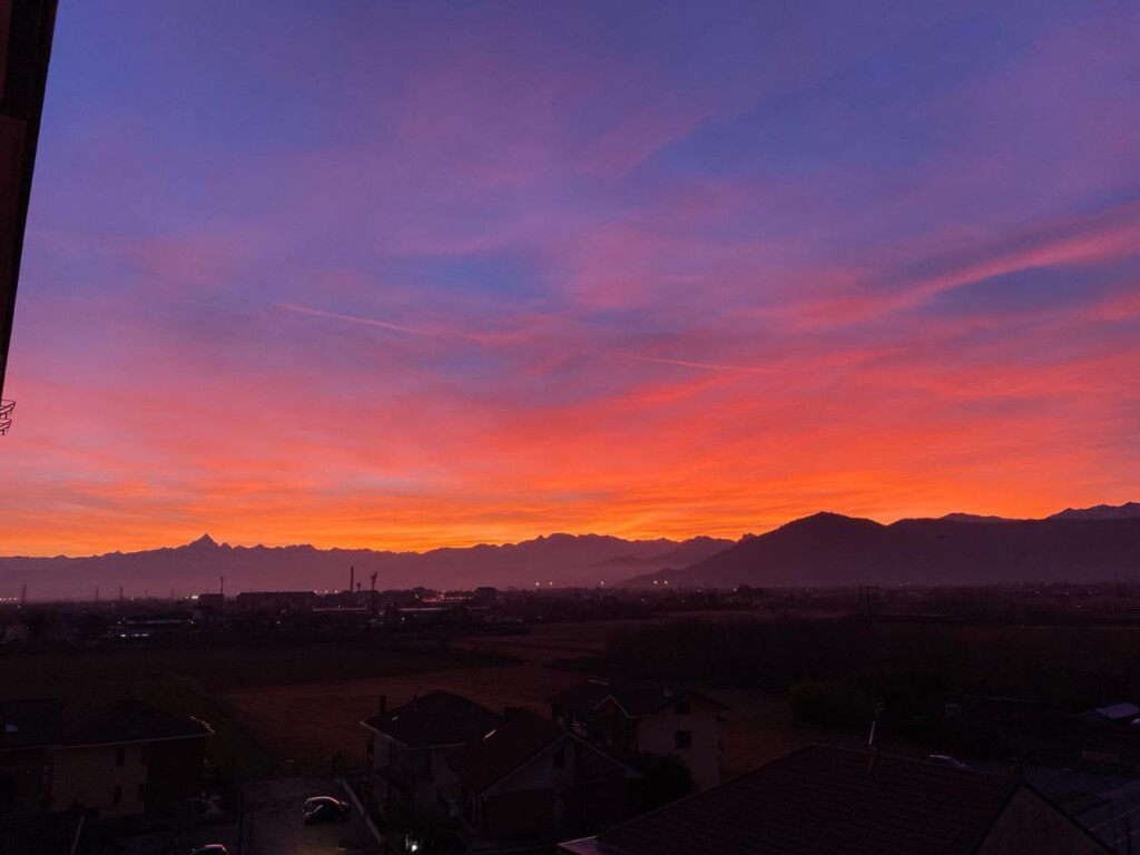 tramonto piemonte