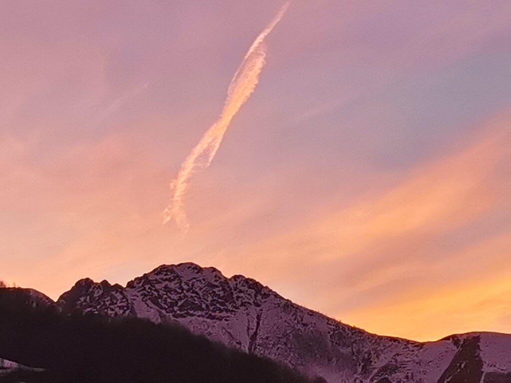 tramonto piemonte