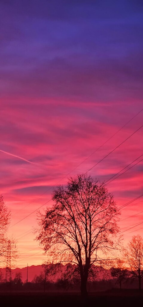 tramonto piemonte