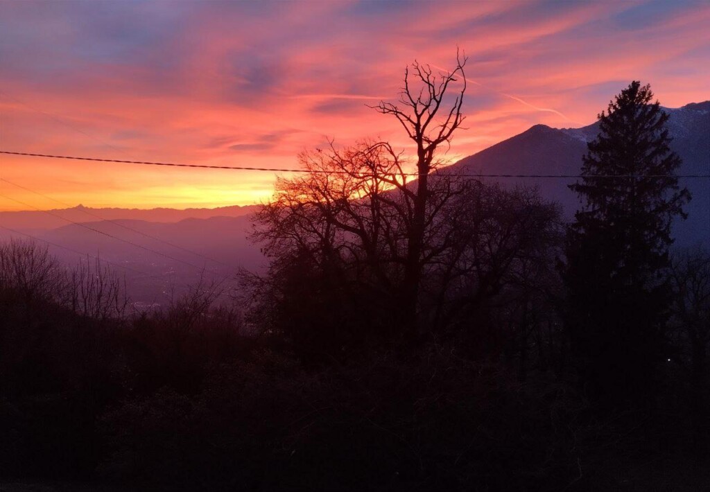 tramonto piemonte