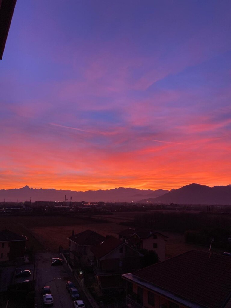 tramonto piemonte