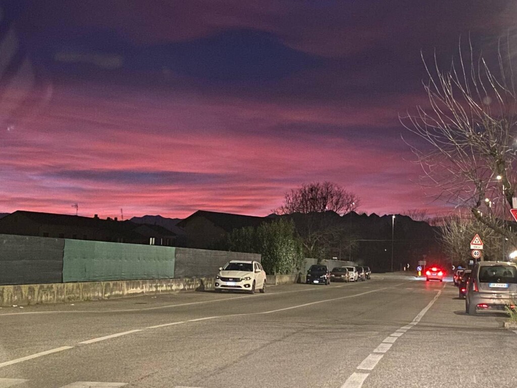 tramonto piemonte