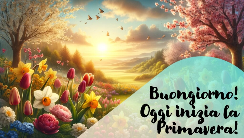 buongiorno primavera equinozio buon giorno primaverile