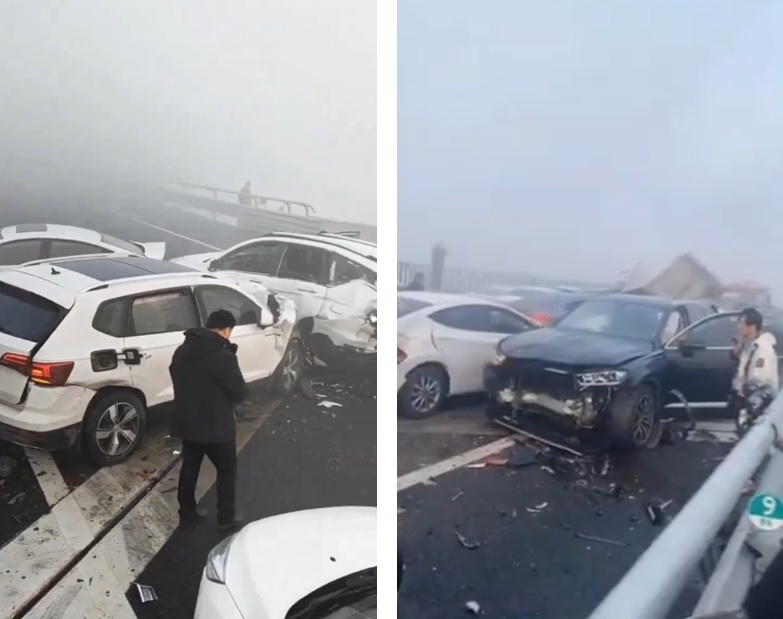 incidente nebbia cina