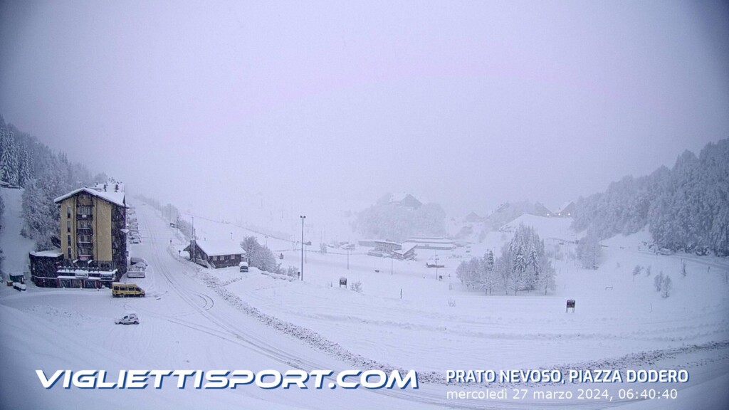 neve cuneo piemonte oggi 27 marzo