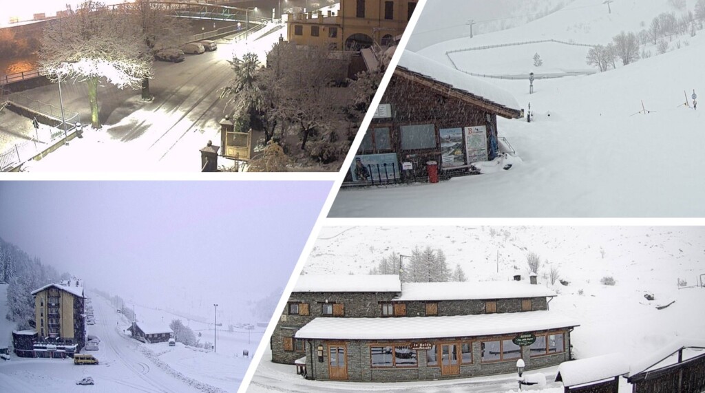 neve cuneo piemonte oggi 27 marzo