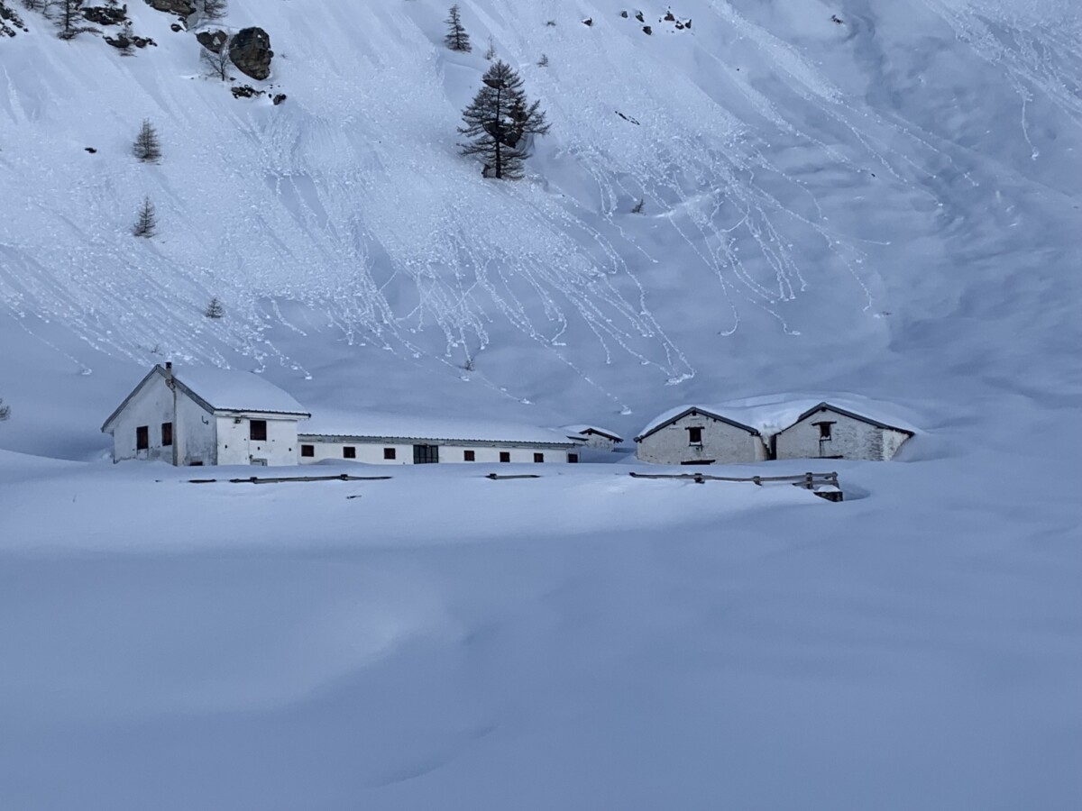 neve rifugio selleries piemonte