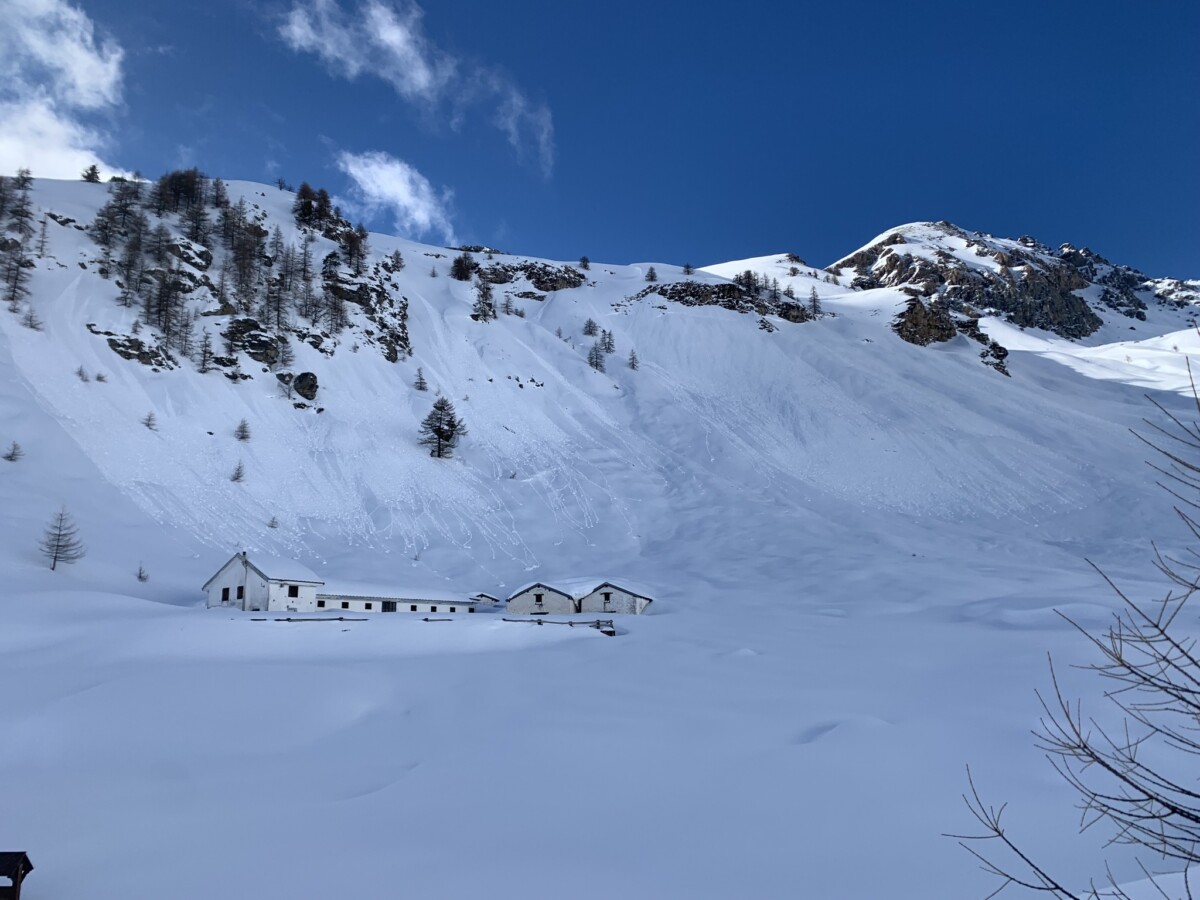 neve rifugio selleries piemonte