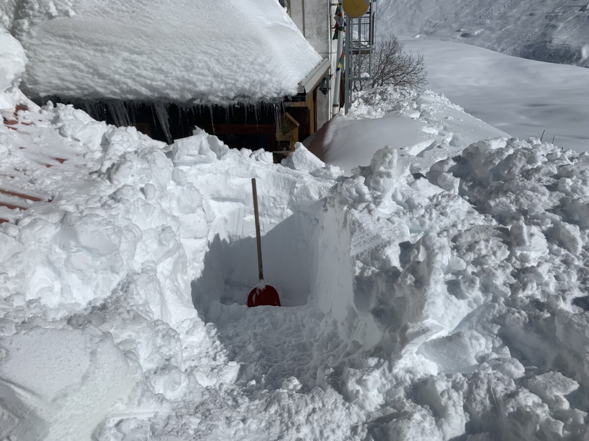 neve rifugio selleries piemonte