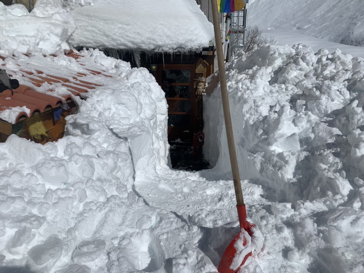 neve rifugio selleries piemonte