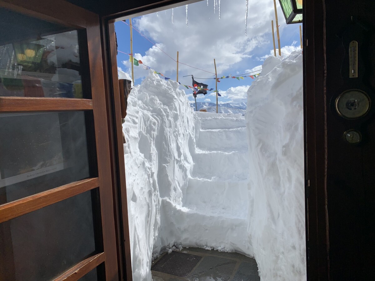 neve rifugio selleries piemonte