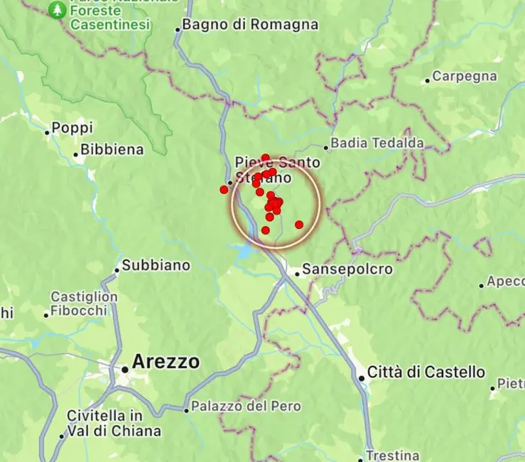 Terremoto Arezzo approfondimenti e news MeteoWeb