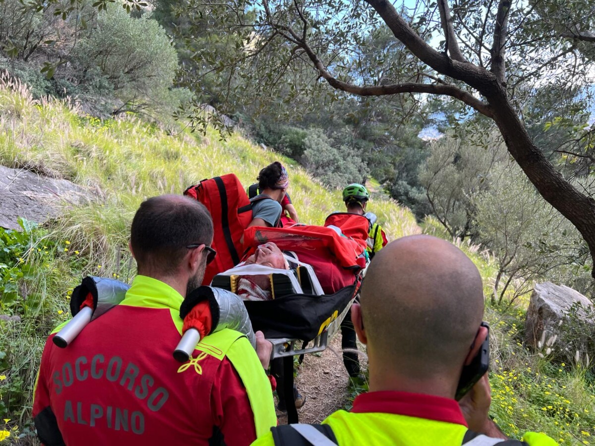 soccorso alpino climber ferito monte pellegrino