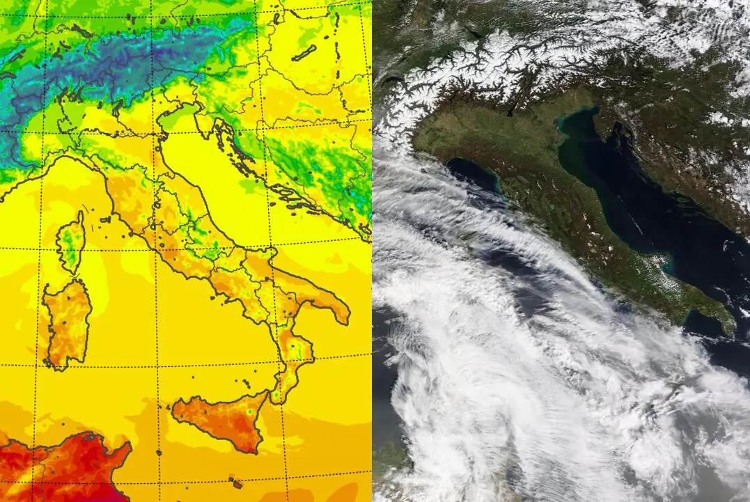 Meteo le temperature massime di oggi 25 C a Enna