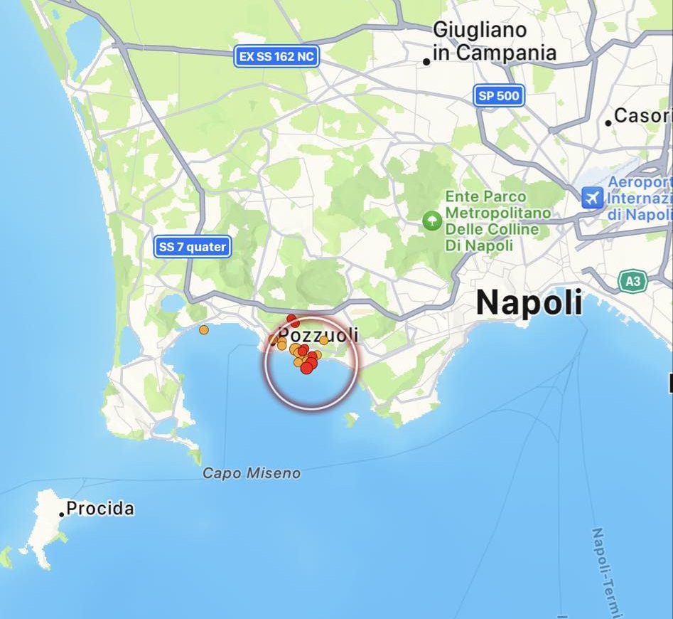 terremoto pozzuoli campi flegrei