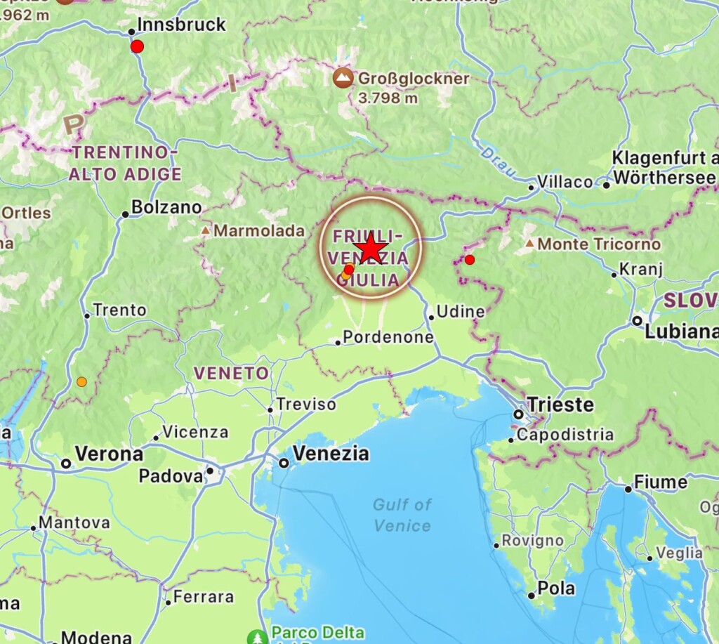 terremoto friuli venezia giulia