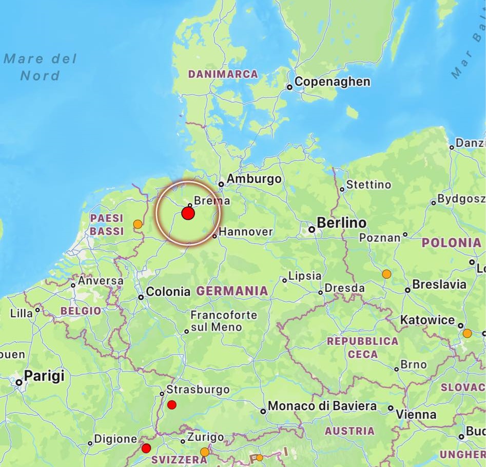 terremoto germania