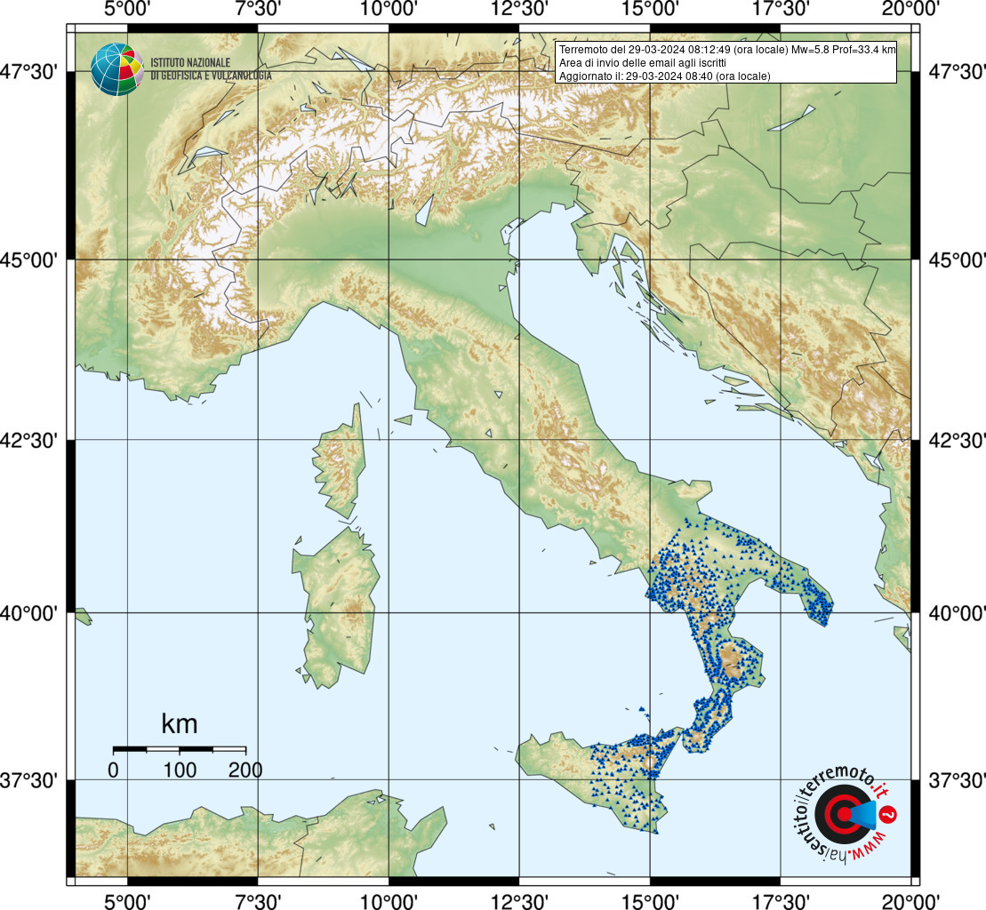 terremoto italia sud