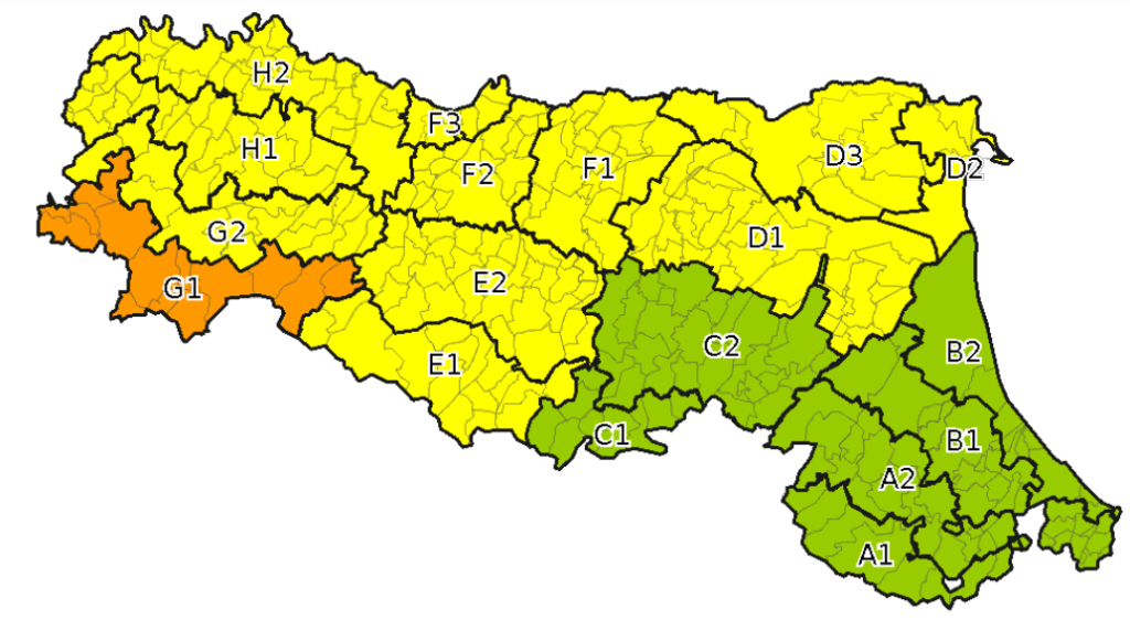 allerta meteo emilia romagna 22 aprile