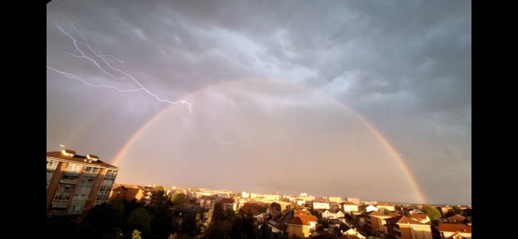 arcobaleno fulmine