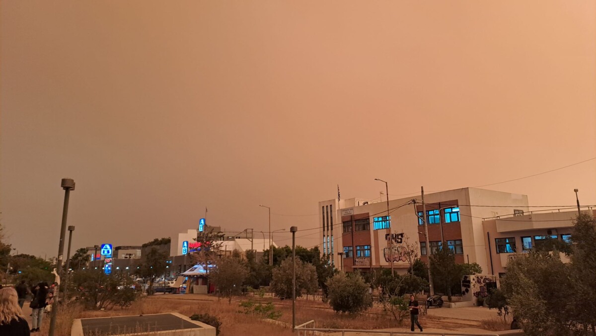 atene sabbia polvere sahara greci